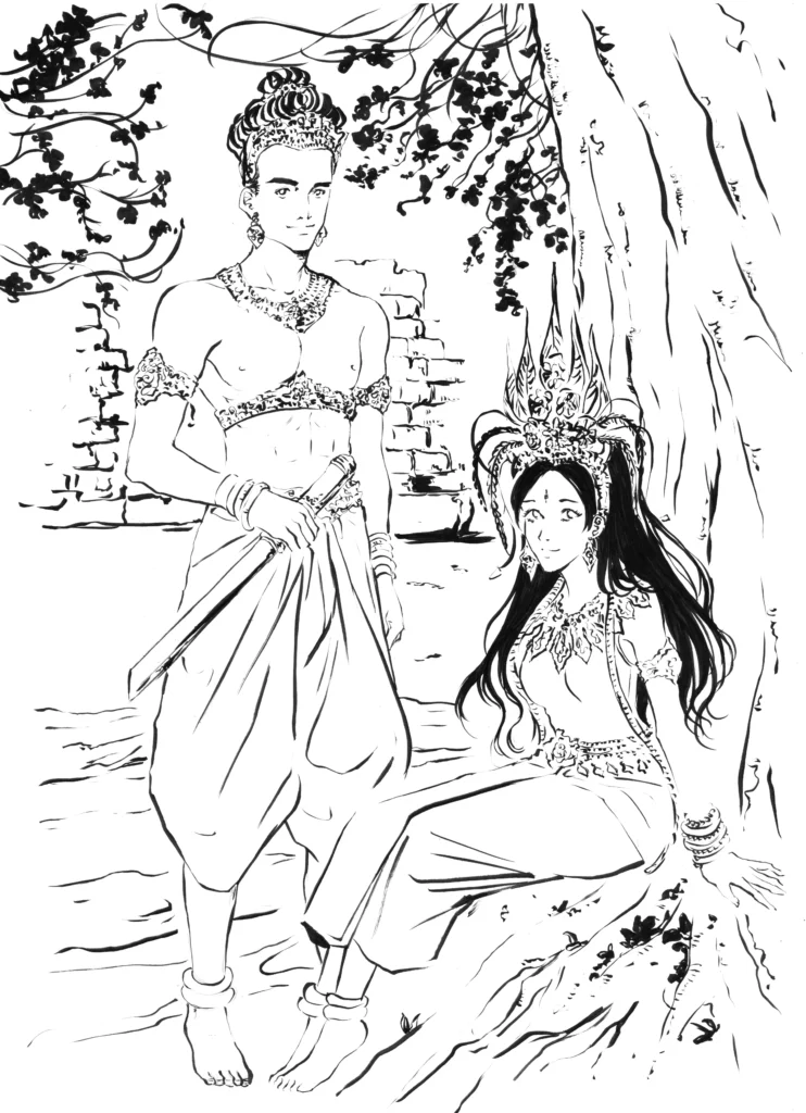 Jayavarman VII et Indra Devi