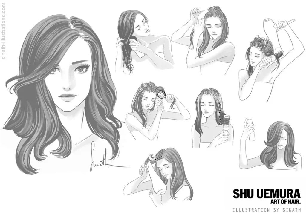 L&rsquo;Oréal – Shu Uemura Hair tutorial — Sinath Bou