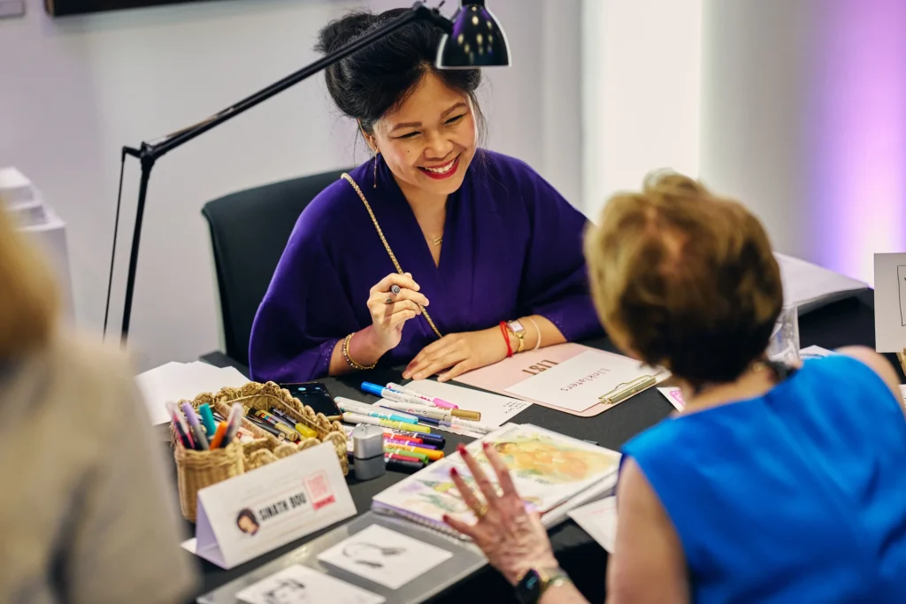Sinath_Bou_portraitiste_événementiel_Linklaters_Paris Alumni_Alexis Anice photo_4