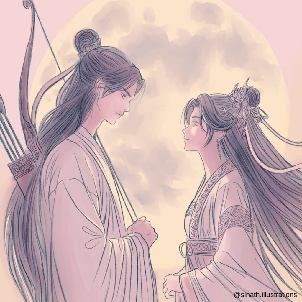 Légende de Hou Yi et Chang E – Fête de la Lune — Sinath Bou